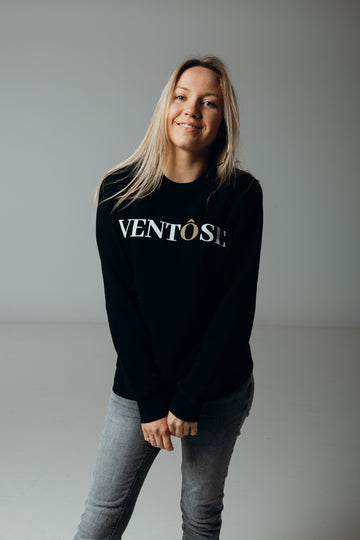 Women Pullover Black - print