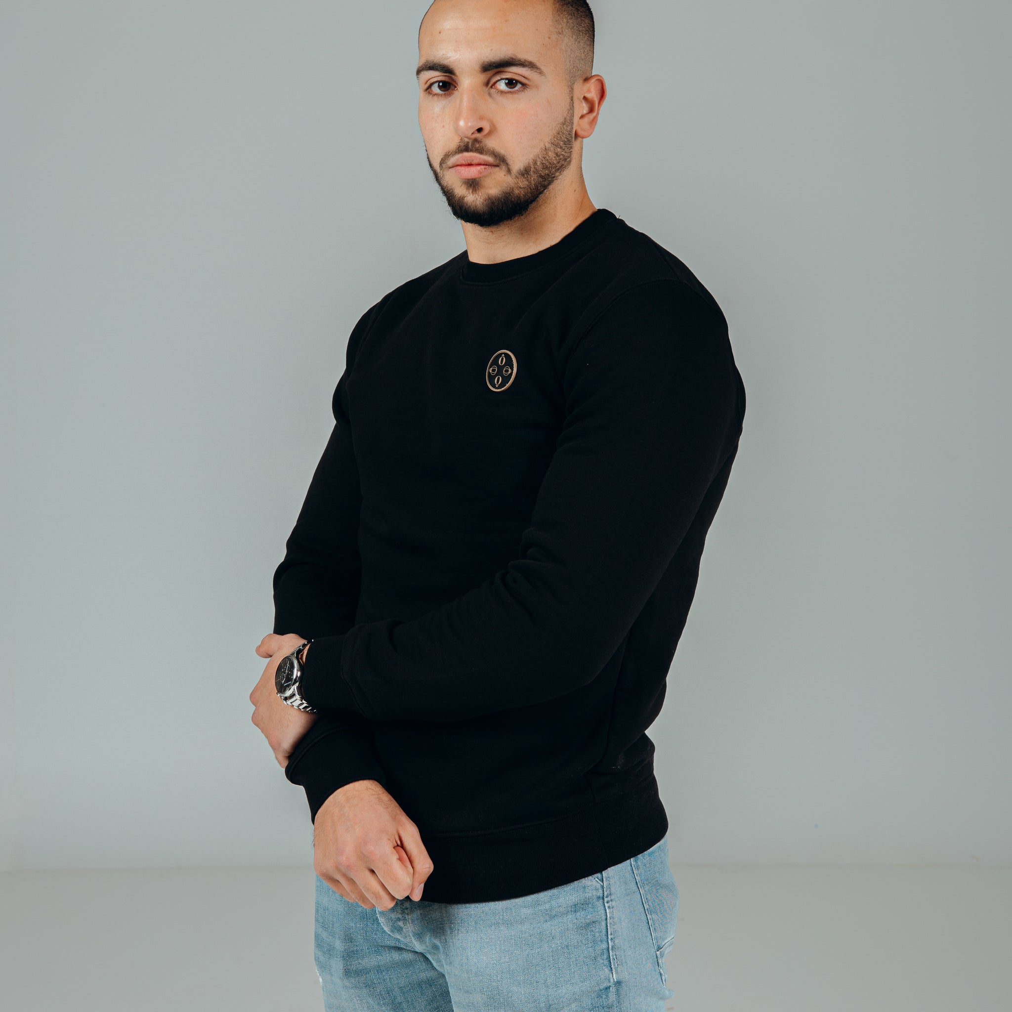 Pullover Black - patch