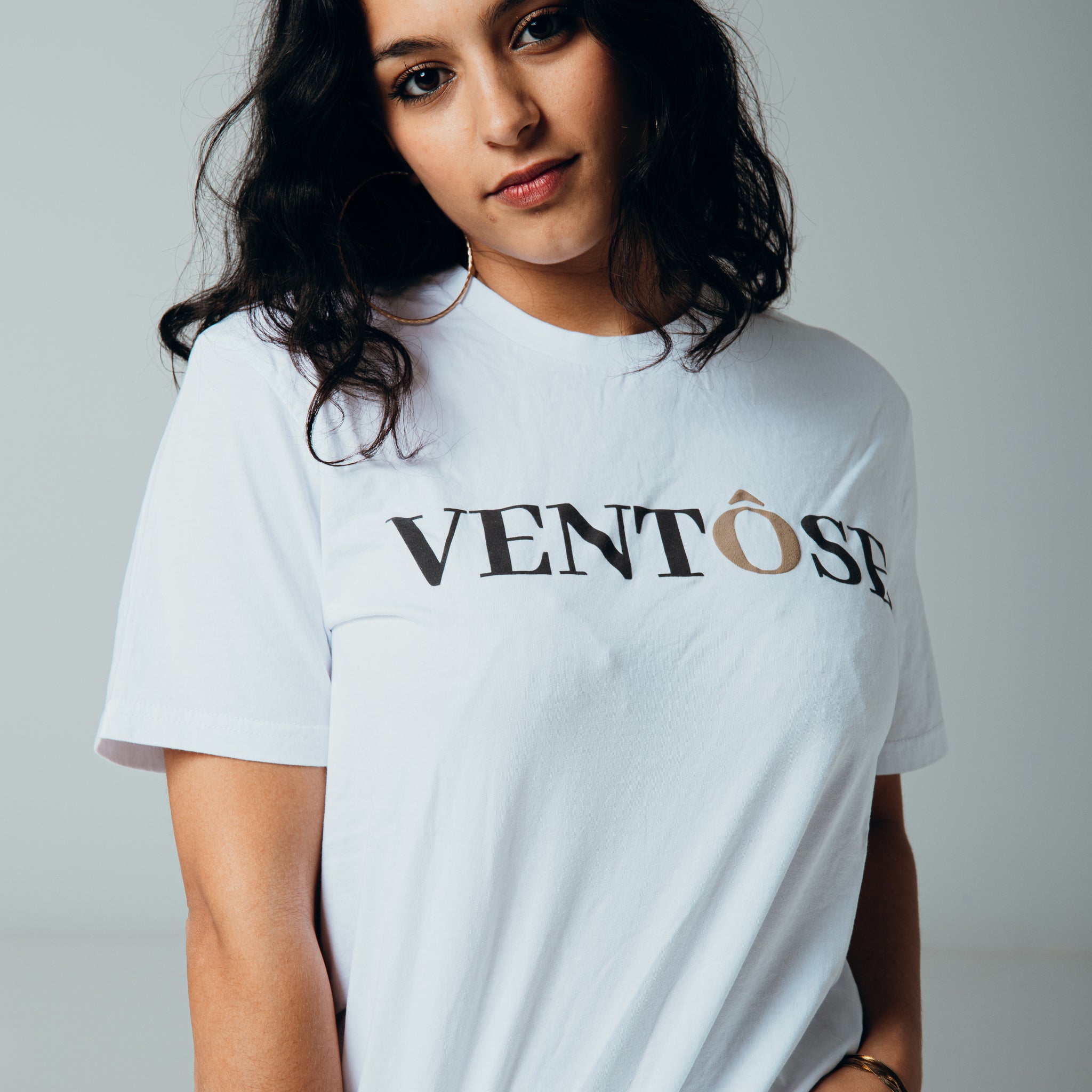 Women T-shirt White - print